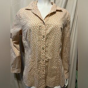 Coldwater Creek no iron button down shirt 12/14